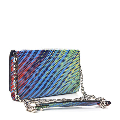 Louis Vuitton Epi Tropical Printed Twist Chain Wallet Vert Rouge 3 of 9