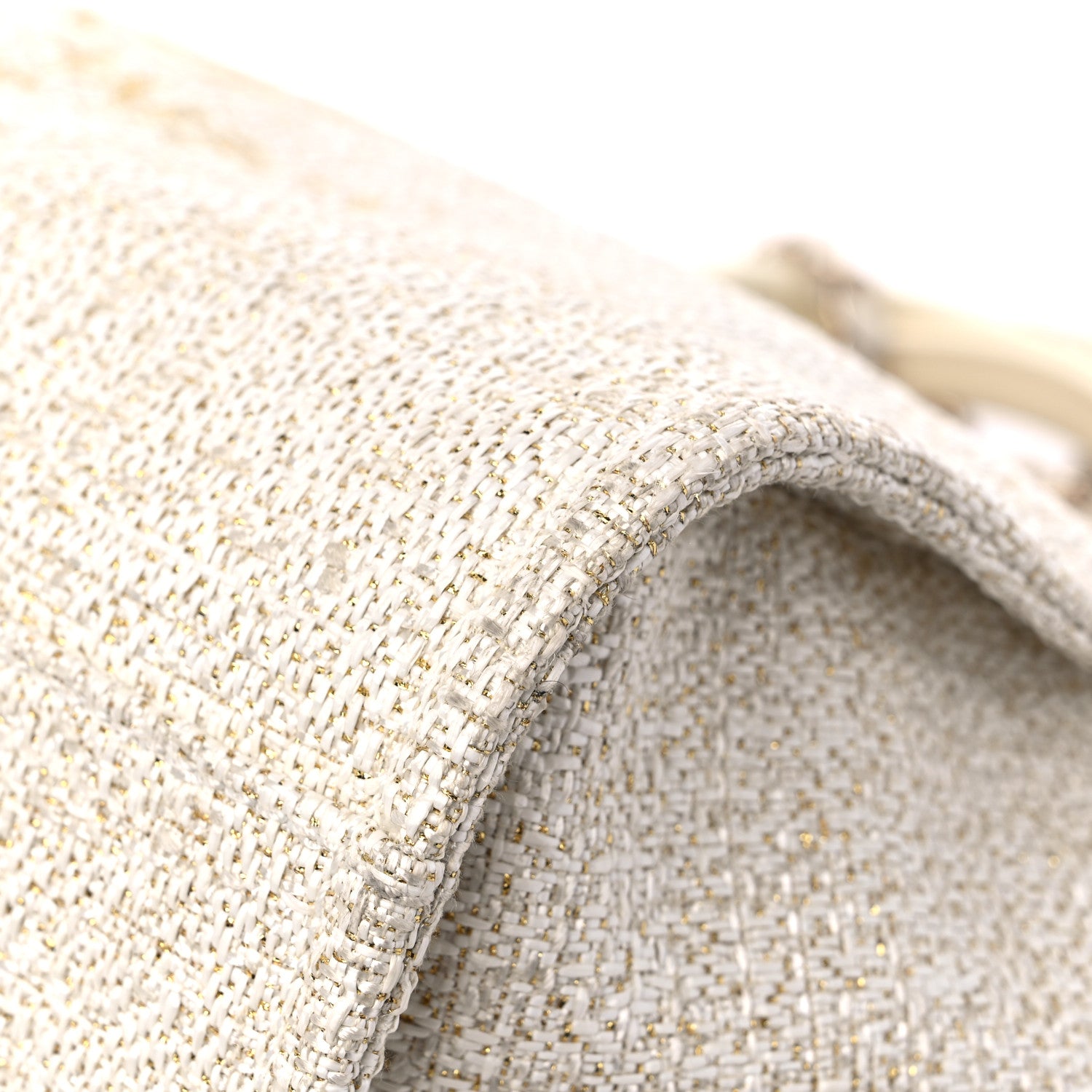 Chanel Mixed Fibers Calfskin Medium Deauville Tote Light Beige 9 of 17