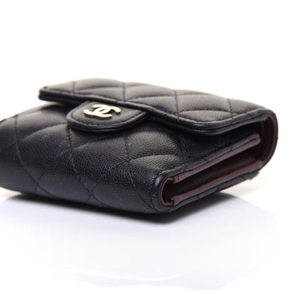 Chanel Caviar Quilted Compact Flap Wallet Black 7 of 13