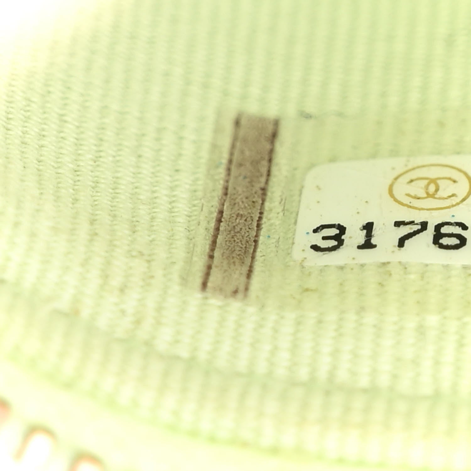 Chanel Caviar Quilted Small Handle With Care Vanity Case With Chain Light Green 7 of 11