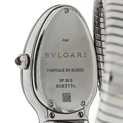 Bulgari Stainless Steel 35mm Serpenti Tubogas Quartz Watch 4 of 5