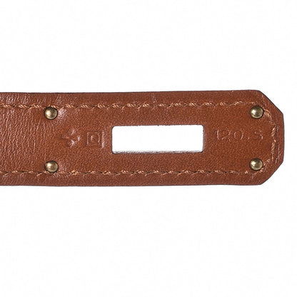 Hermes Tadelakt Ghillies Birkin 35 Fauve 20 of 29