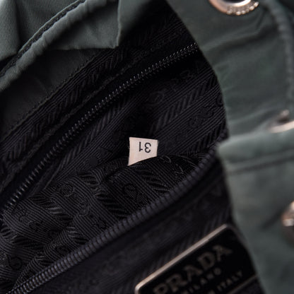 Prada Nylon Vela Large Backpack Green 14 of 15