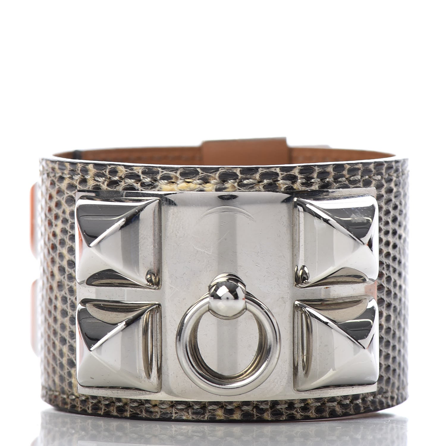 Hermes Lizard Collier De Chien CDC Bracelet S Ombre 3 of 7