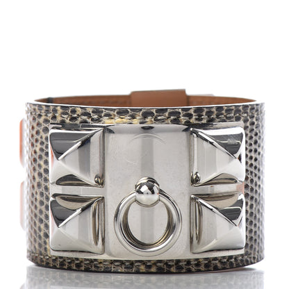 Hermes Lizard Collier De Chien CDC Bracelet S Ombre 3 of 7