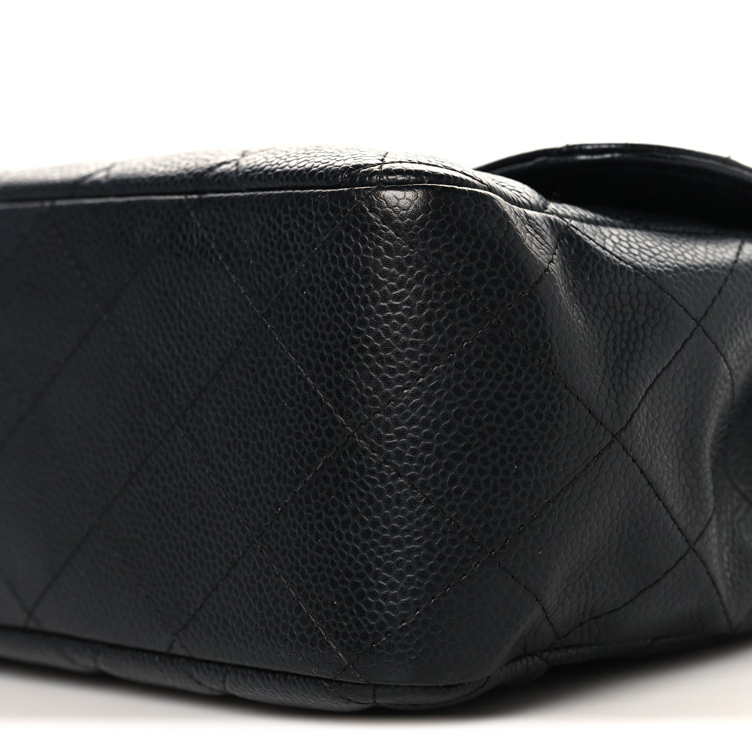 Chanel Caviar Quilted Jumbo Single Flap Black 10 of 11