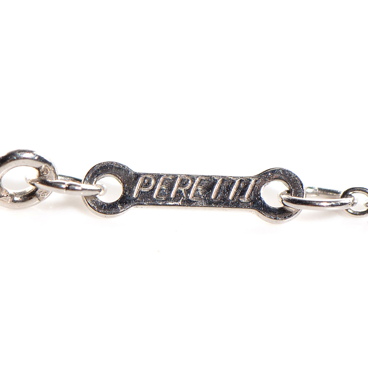 Tiffany Platinum Diamond .25ct Elsa Peretti Diamonds by the Yard Pendant Necklace 3 of 7