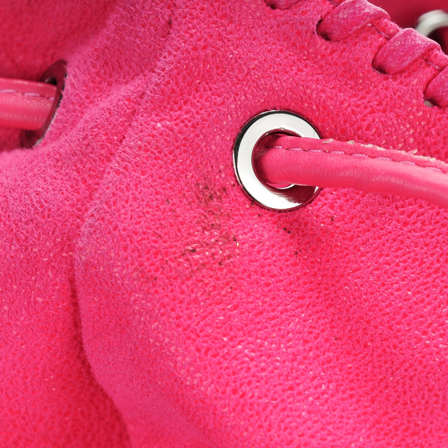 Stella McCartney Shaggy Deer Falabella Backpack Pink Fluo 9 of 9