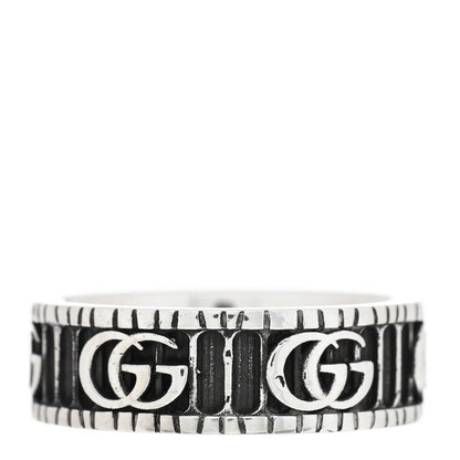 Gucci Sterling Silver Double G Band Ring 65 11 3 of 4