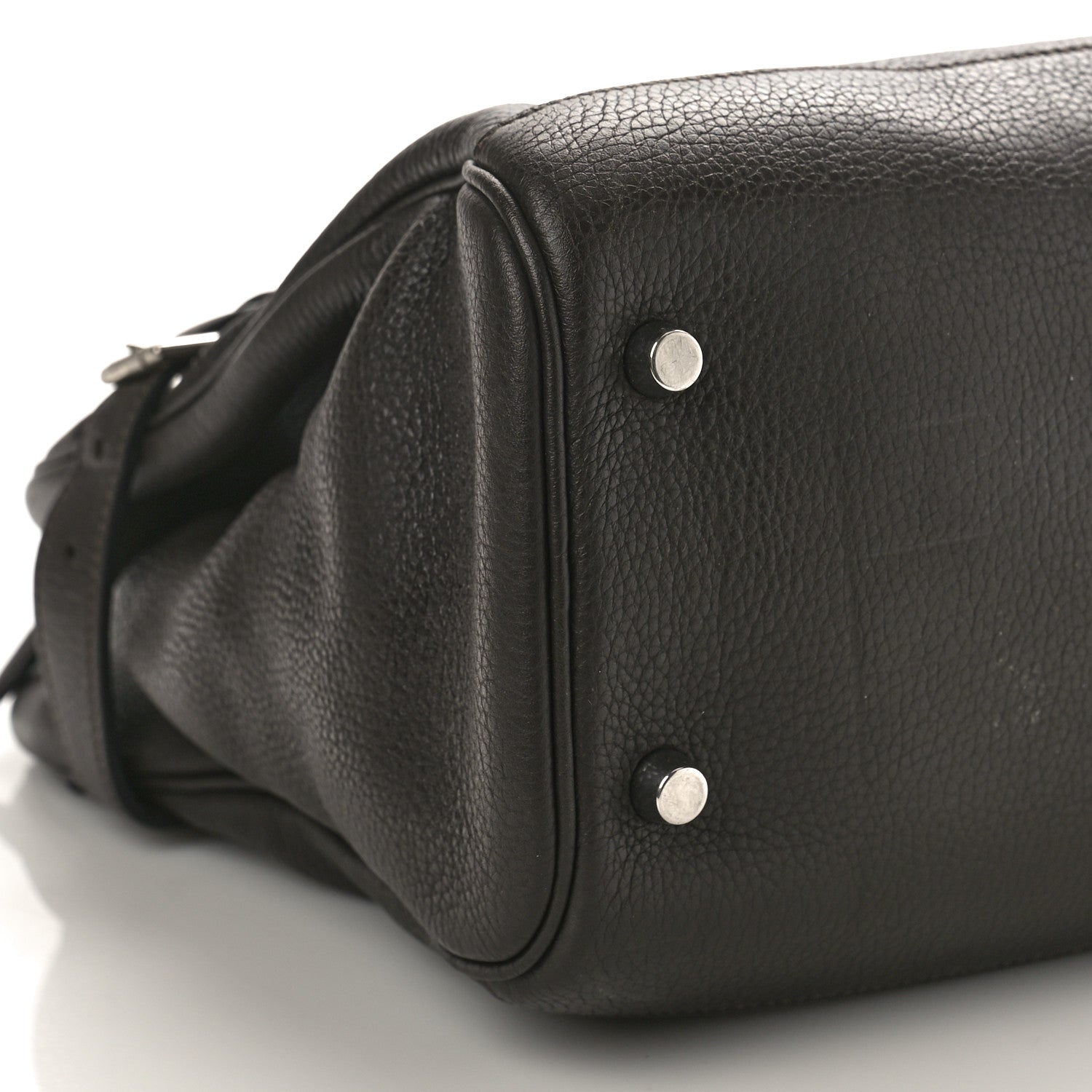 Hermes Taurillon Clemence Atlas 35 Chocolate 7 of 8