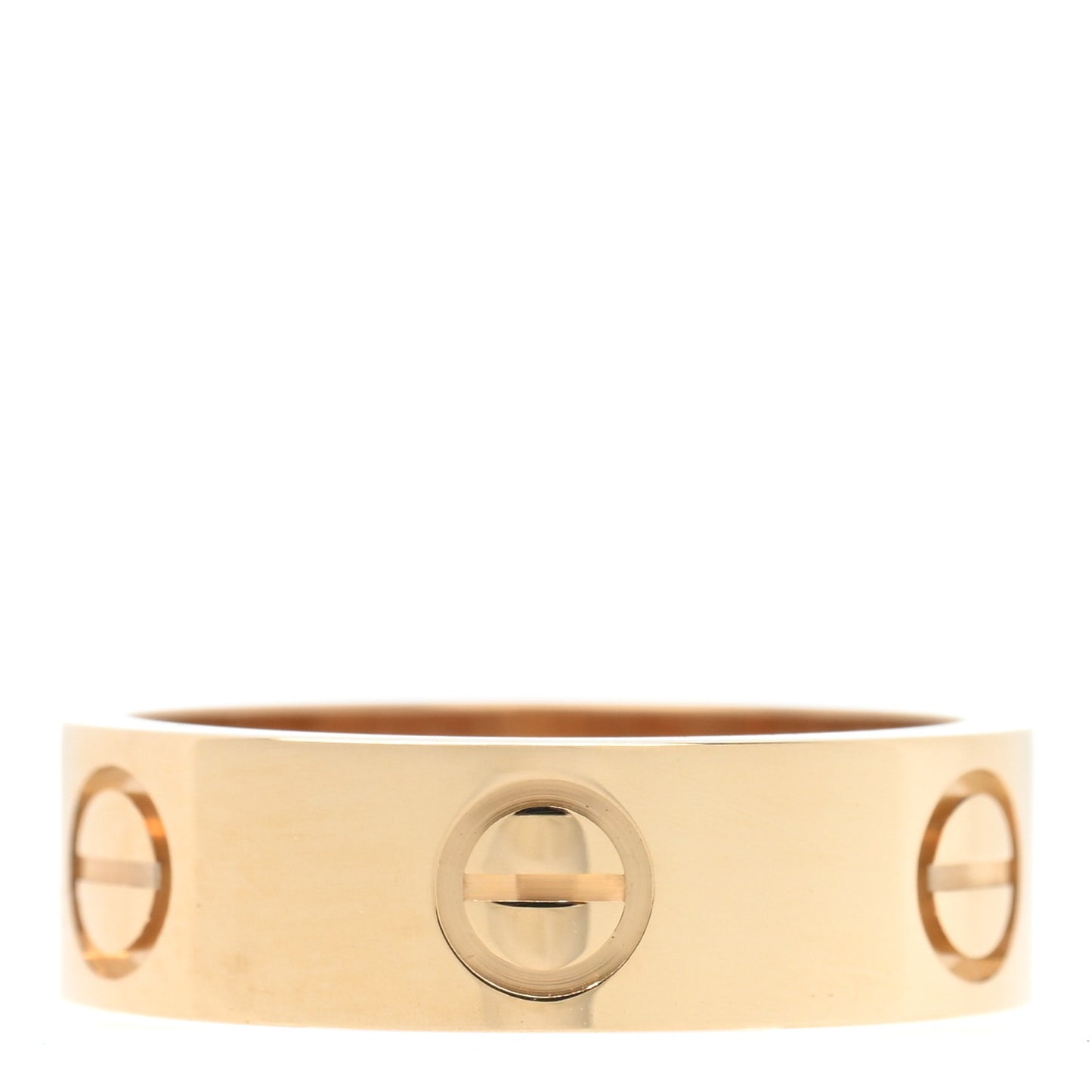 18K Yellow Gold 5.5mm LOVE Ring 50 5.5