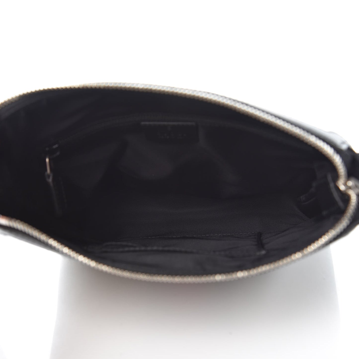 GG Supreme Monogram Web Messenger Bag Black