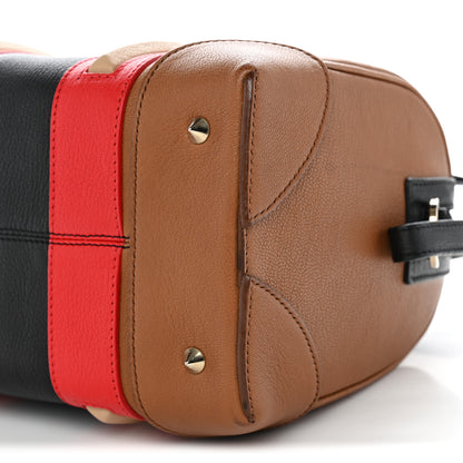 Givenchy Goatskin Colorblock Mini Lucrezia Brown Multicolor 10 of 10