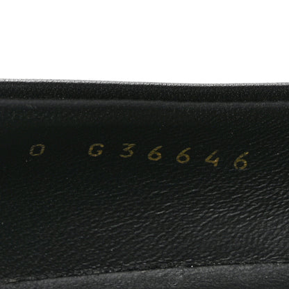 Chanel Lambskin Quilted CC Turnlock Loafers 37 Black 9 of 10