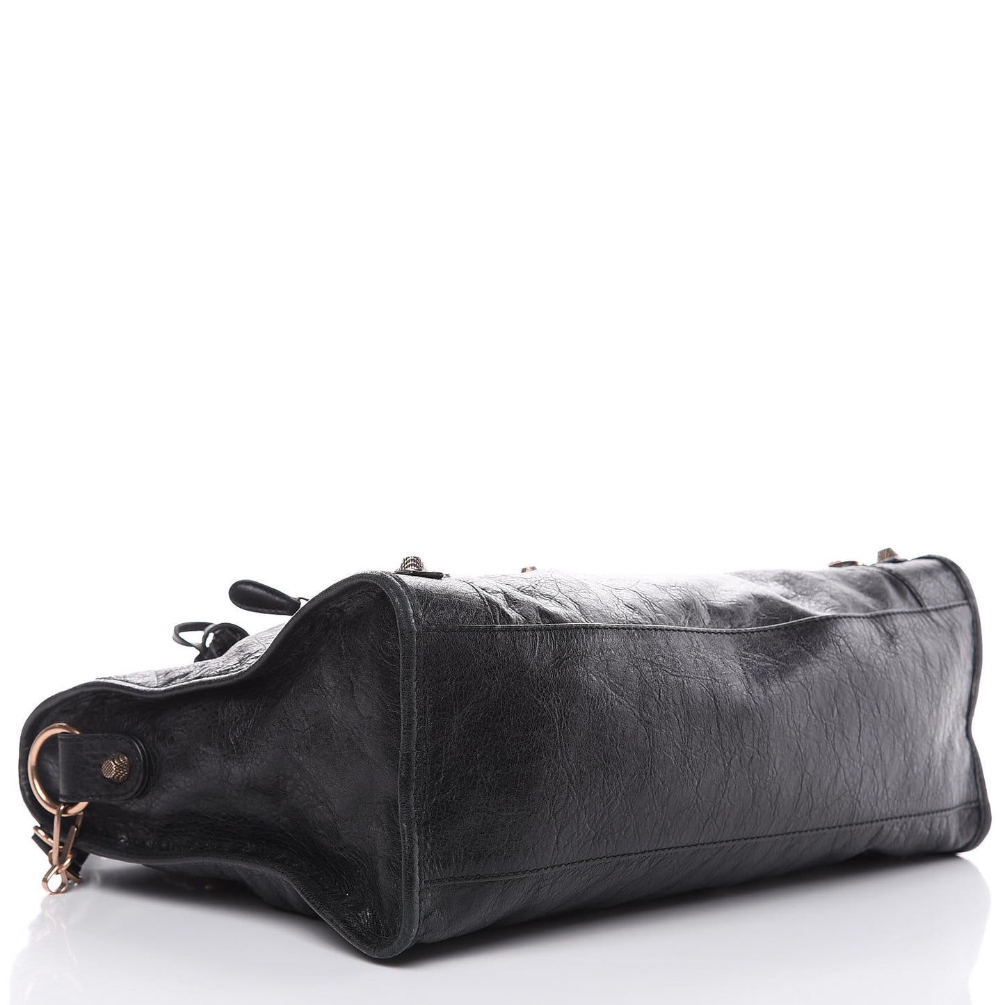 Agneau Giant 12 Rose Gold Hardware City Black