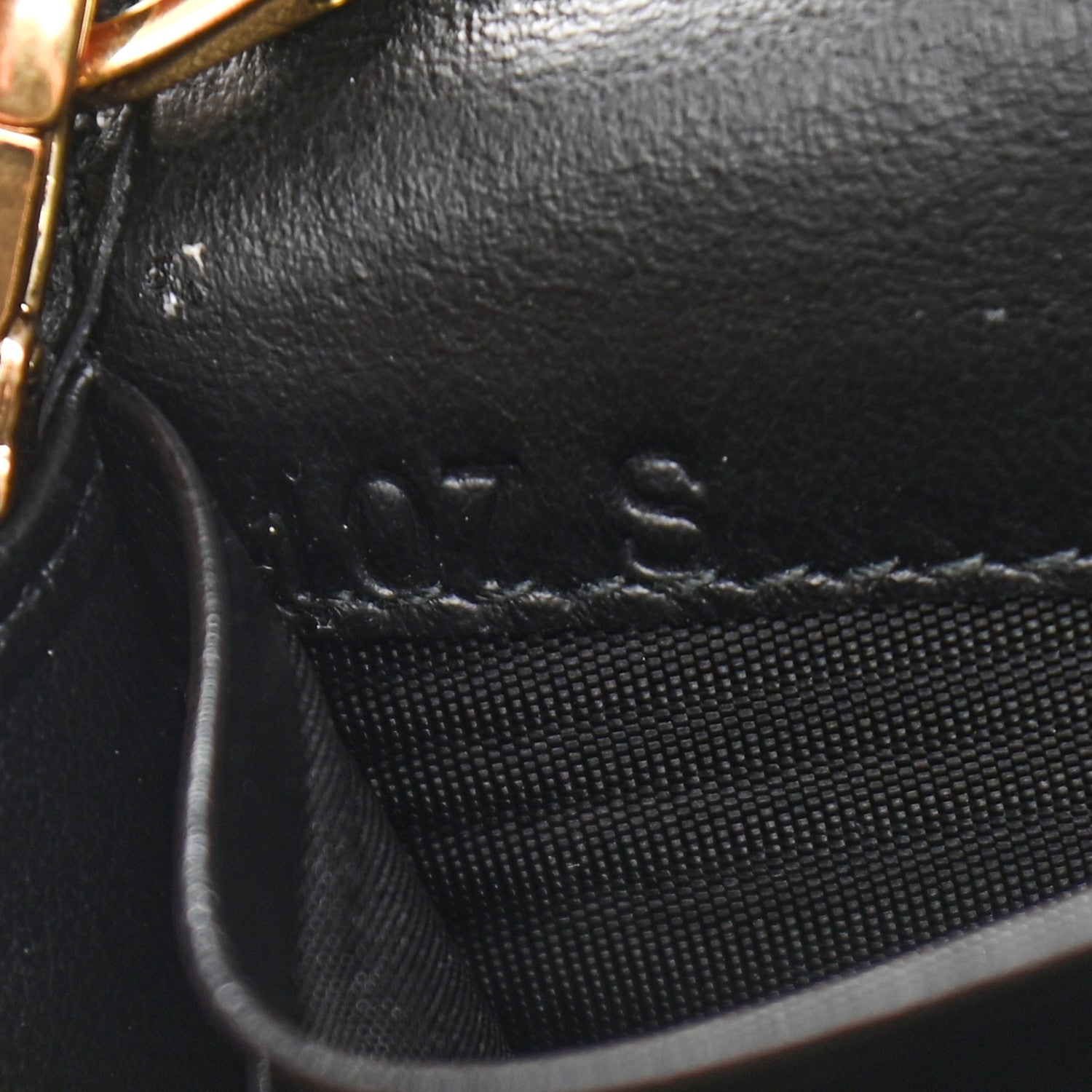 Prada Velluto Ricamo Cahir Chain Wallet Black 6 of 11