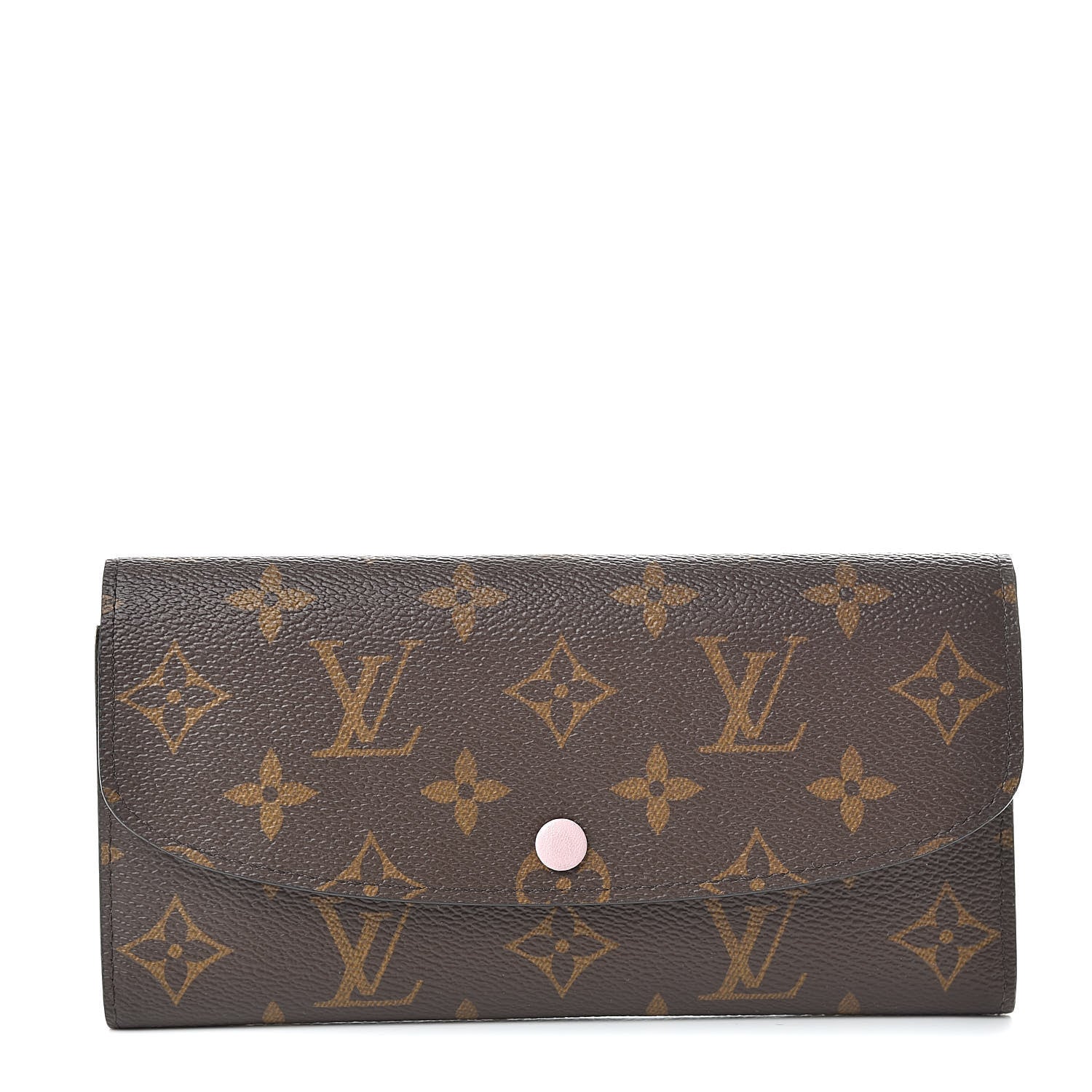 Louis Vuitton Monogram Emilie Wallet Rose Ballerine 1 of 8