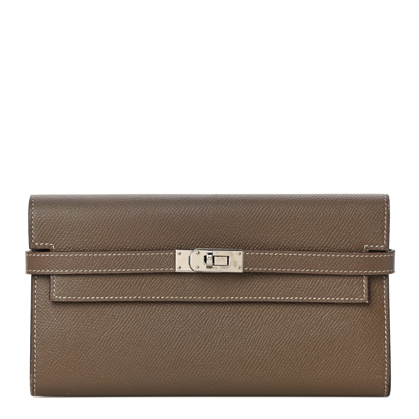 Epsom Kelly Longue Wallet Etoupe