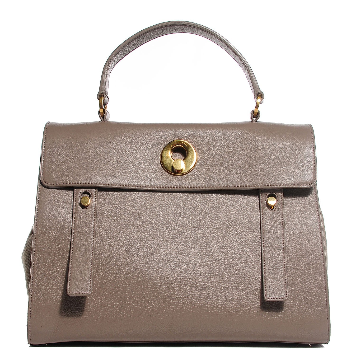Saint Laurent Calfskin Muse Medium Two Grey 1 of 8