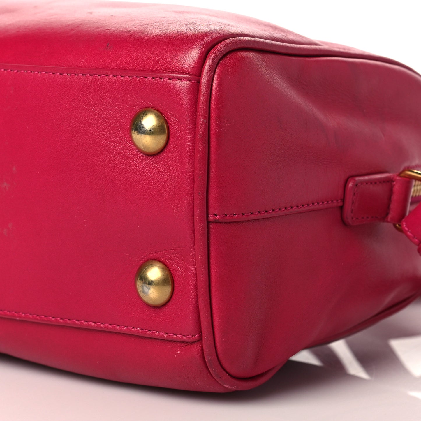 Calfskin Classic Duffle Fuchsia