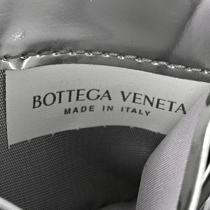 Bottega Veneta Mirror Laminated Nappa Intrecciato Card Holder Silver 6 of 8