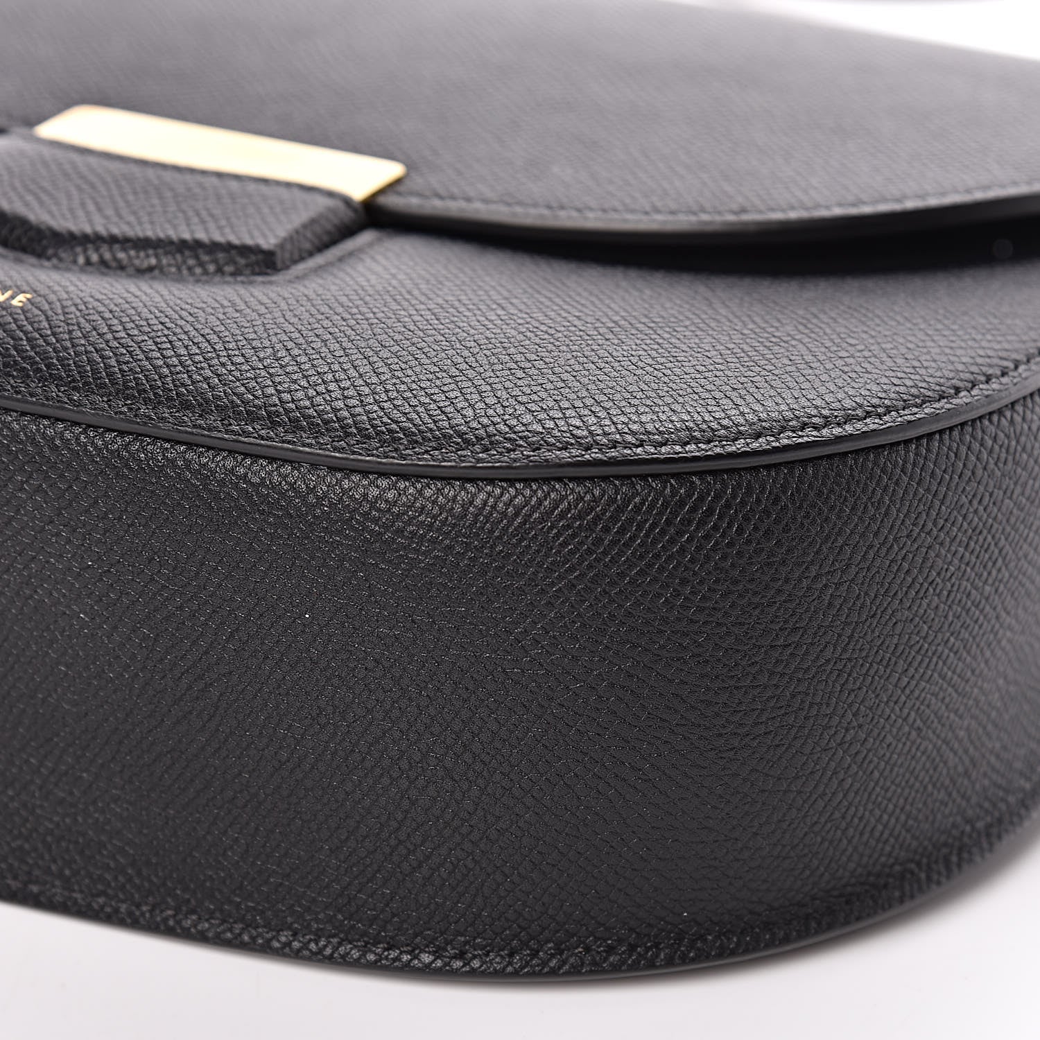 Celine Grained Calfskin Compact Trotteur Black 8 of 8
