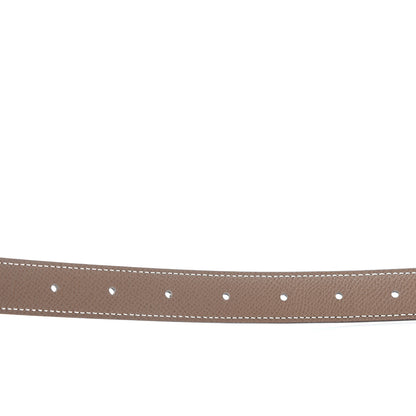 Hermes Swift Epsom 24mm Mini Constance H Belt 80 Black Etoupe 6 of 6