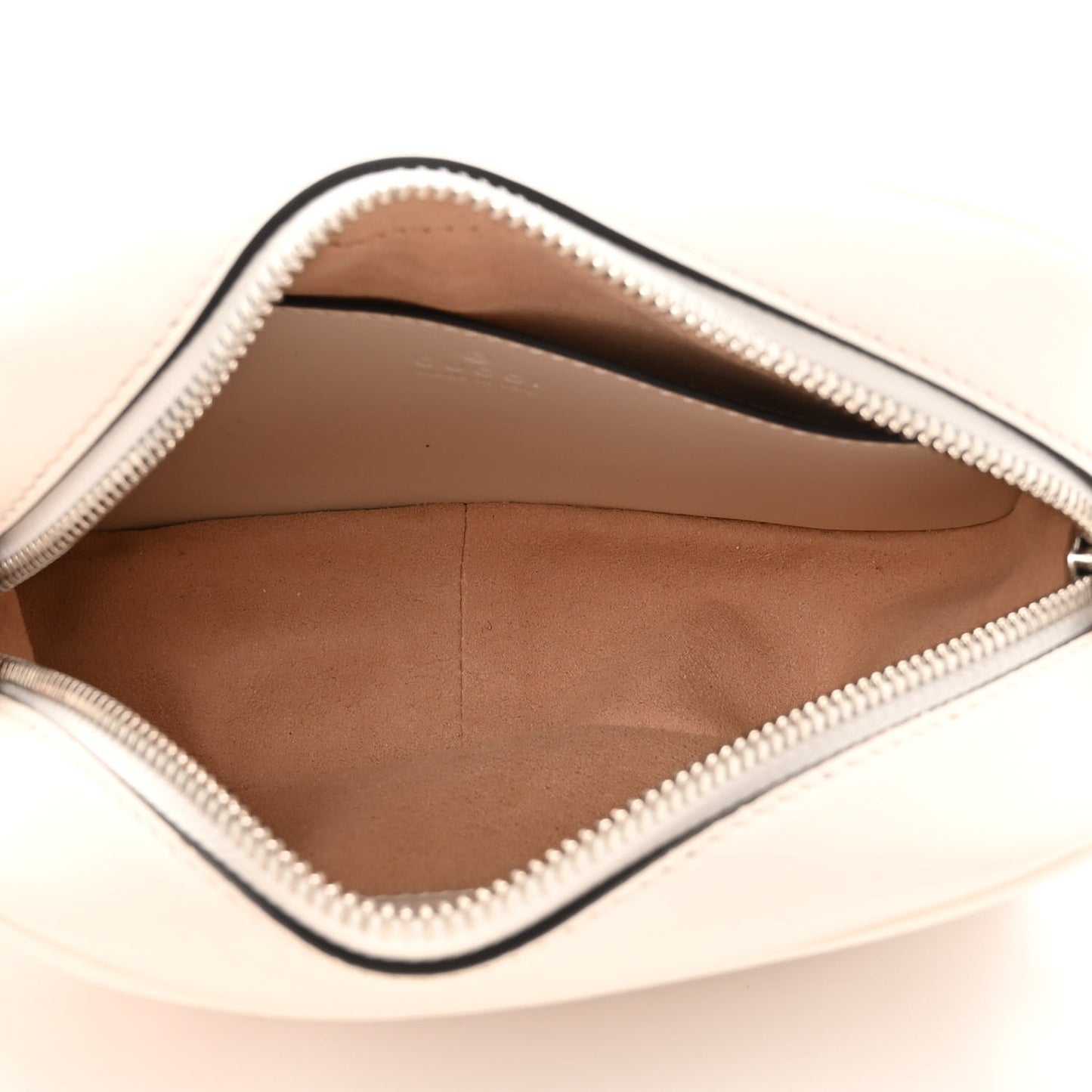 Calfskin Matelasse Aria Mini GG Marmont Chain Shoulder Bag Mystic White