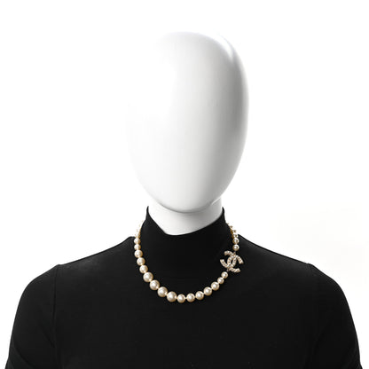 Chanel Pearl CC 100th Anniversary Necklace Light Gold 2 of 5