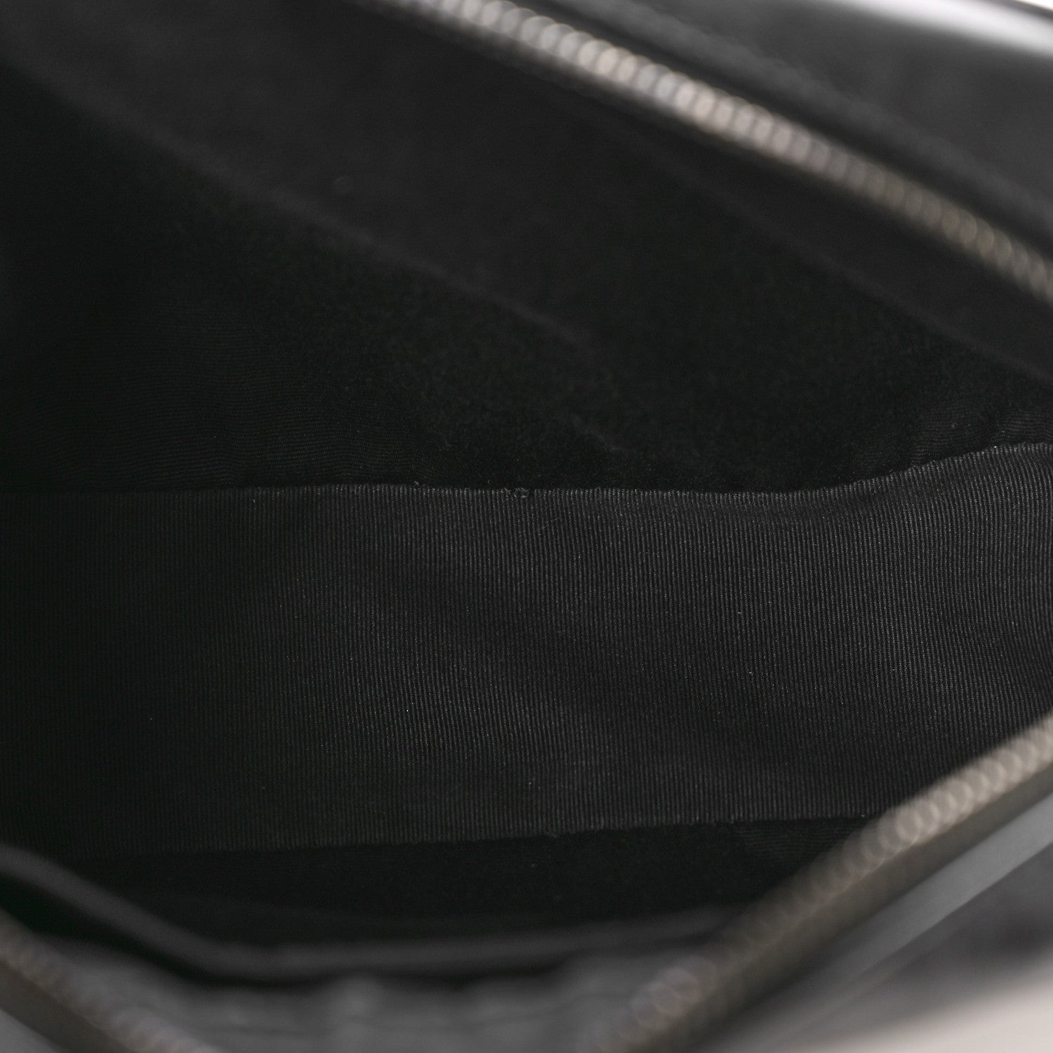 Saint Laurent SAINT LAURENT Calfskin Matelasse Monogram Monochrome Lou Camera Bag Black 5 of 16