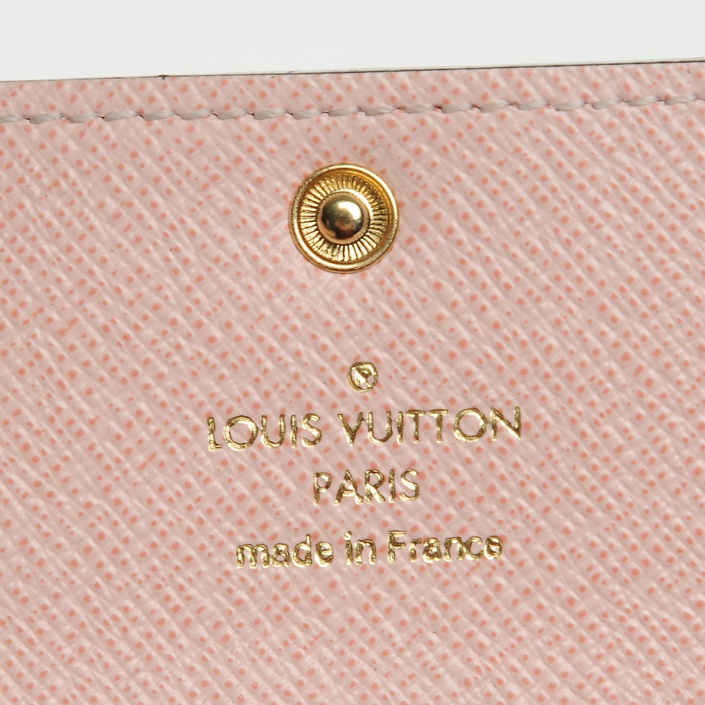 Damier Ebene Multicles 6 Key Holder Rose Ballerine