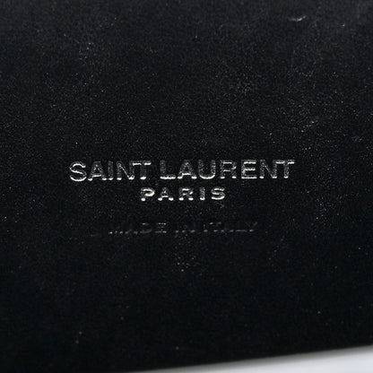 Saint Laurent Calfskin Crocodile Embossed Baby Sac De Jour Black 6 of 13