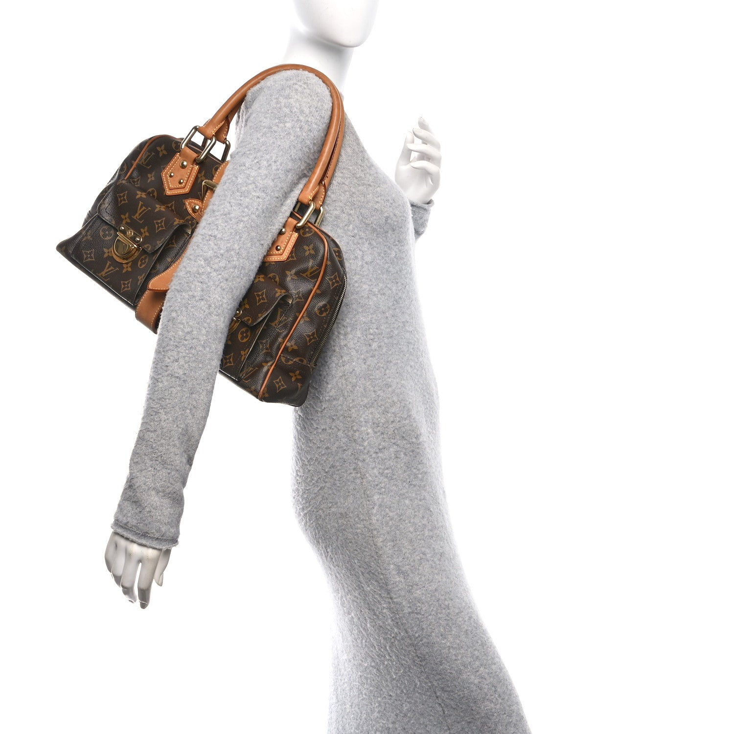 Louis Vuitton Monogram Manhattan GM 3 of 17