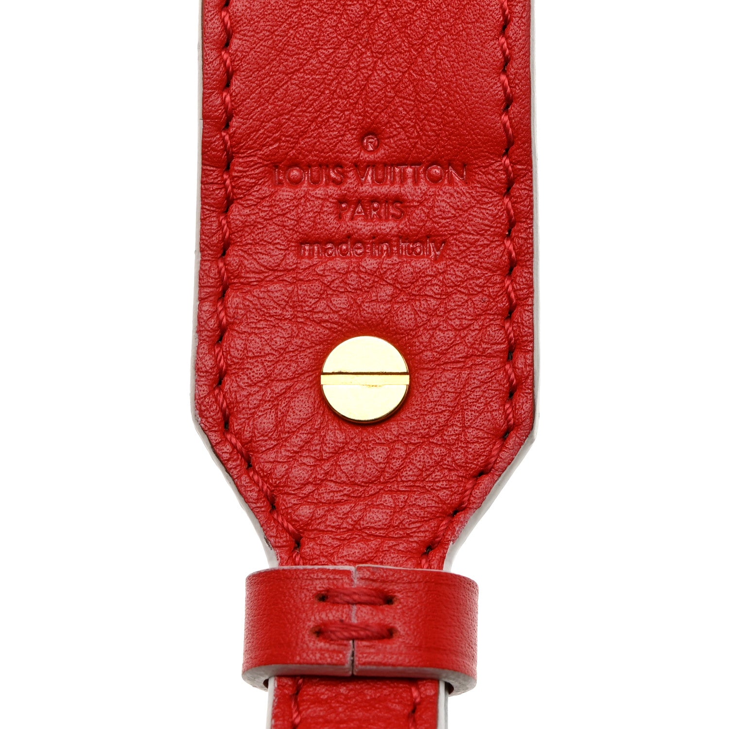 Louis Vuitton Monogram Bandouliere Shoulder Strap XL Coquelicot 3 of 5