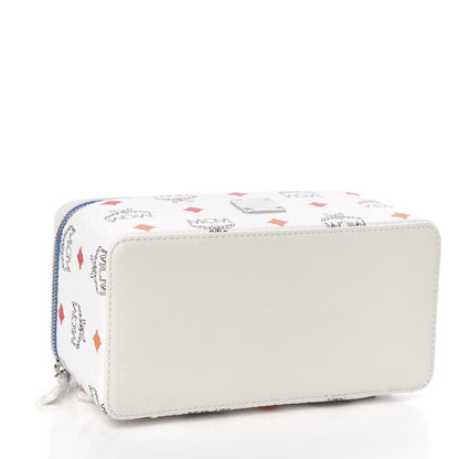MCM Visetos Rockstar Vanity Case White 4 of 9