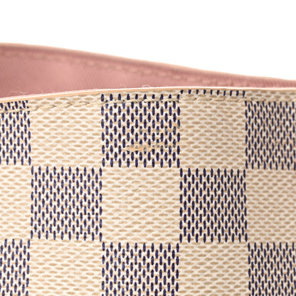 Louis Vuitton Damier Azur Graceful MM Rose Ballerine 10 of 10