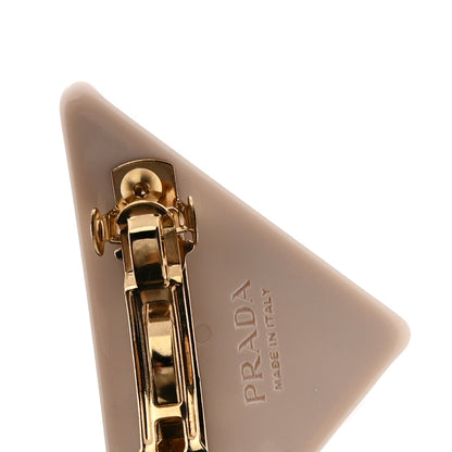 Prada Plexiglass Crystal Hair Clip Ivory 3 of 3