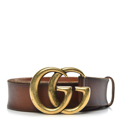 Gucci Faded Calfskin Double G 40mm Belt 105 42 Cuir 1 of 6