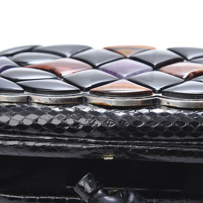 Bottega Veneta Multi Stone Ayers Knot Clutch Black 8 of 10