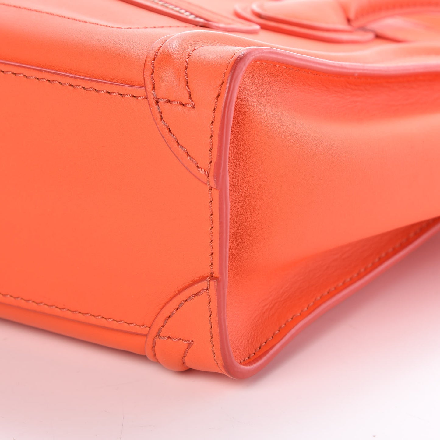 Smooth Calfskin Nano Luggage Fluo Orange