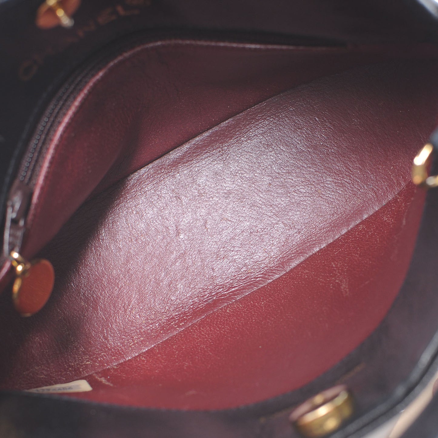 Lambskin Quilted CC Shoulder Bag Black