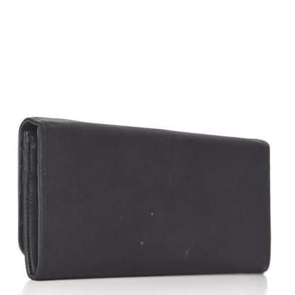 Prada Tessuto Nylon Pietre Jeweled Flap Wallet Black 3 of 12