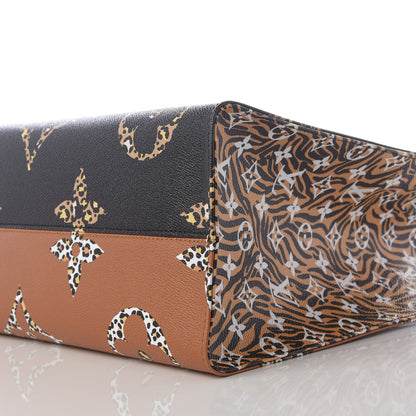 Louis Vuitton Monogram Giant Jungle Onthego GM Black 9 of 9