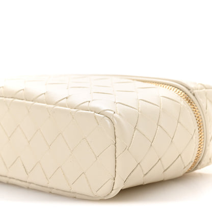 Bottega Veneta Calfskin Intrecciato Bang Bang Vanity Case Sea Salt 10 of 11