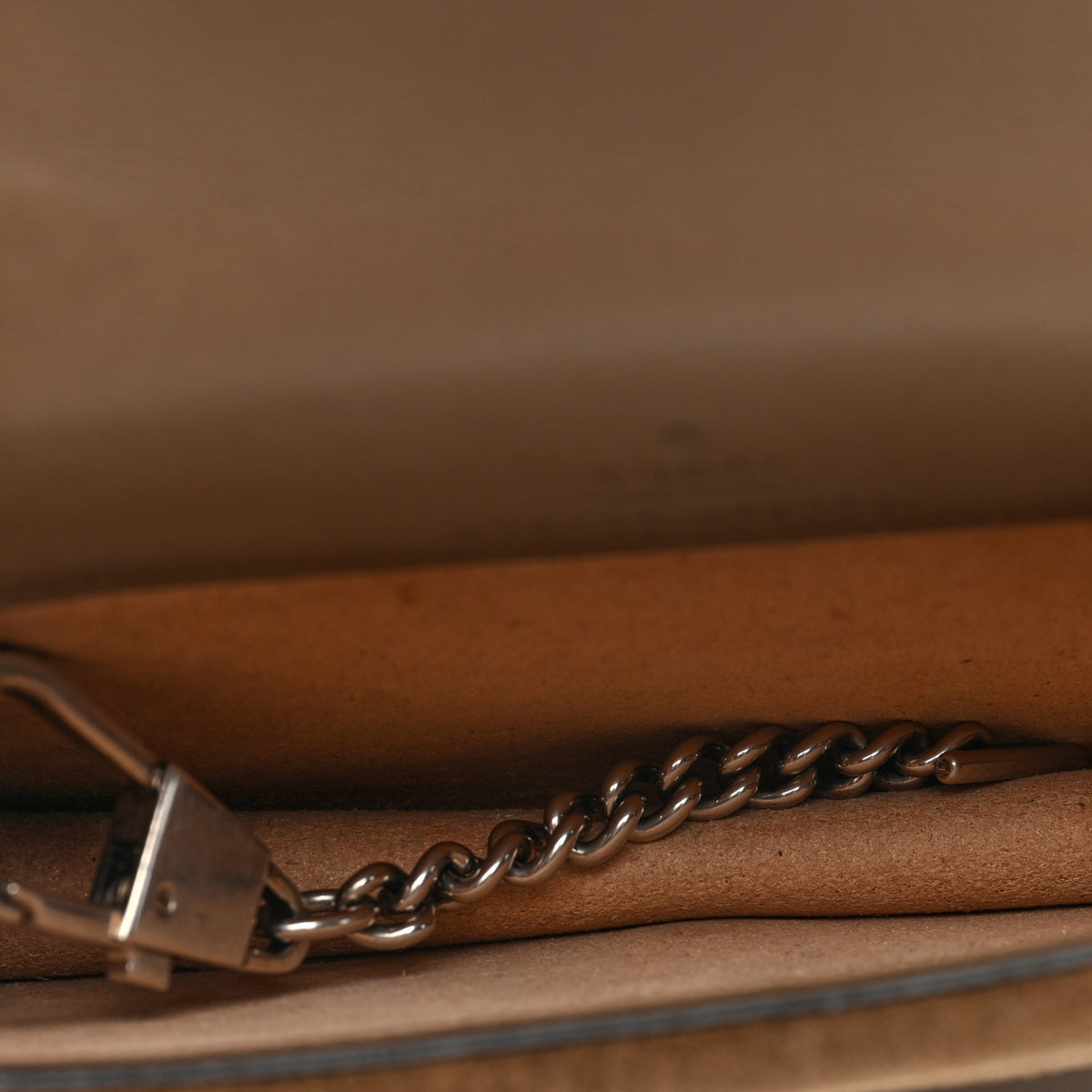 GG Supreme Monogram Super Mini Dionysus Shoulder Bag Taupe