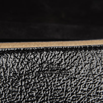 Chloe Grained Patent Mini Drew Shoulder Bag Black 6 of 7