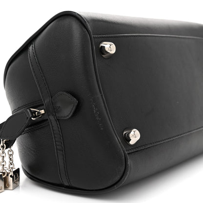 Christian Dior Calfskin Gambler Dice Bowler Black 9 of 14