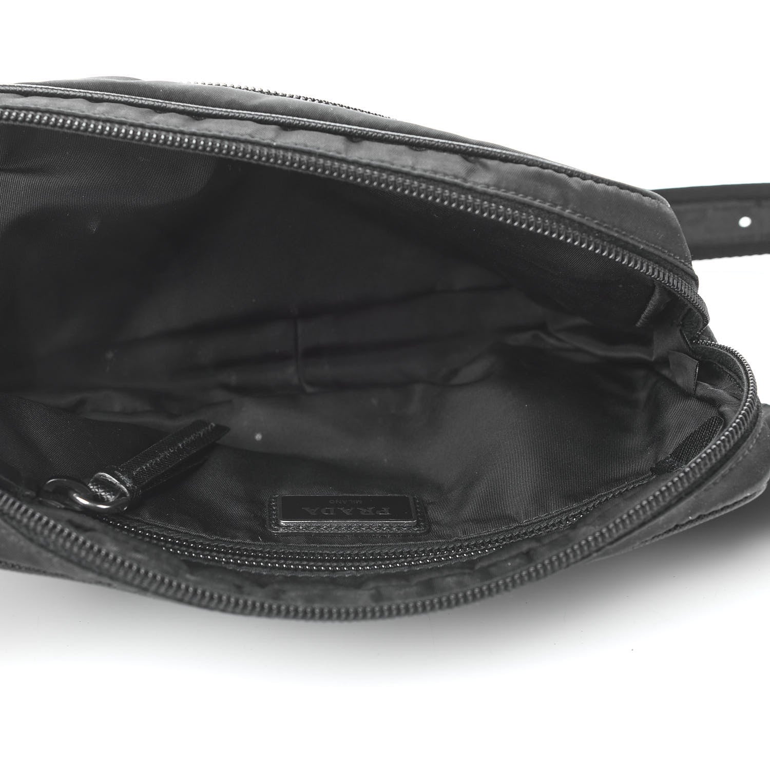 Prada Tessuto Nylon Belt Bag Black 4 of 9