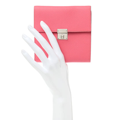 Hermes Epsom Clic 12 Wallet Rose Azalee 2 of 9