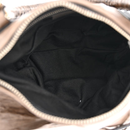 Givenchy Tumbled Sheepskin Small Pandora Charcoal 5 of 11